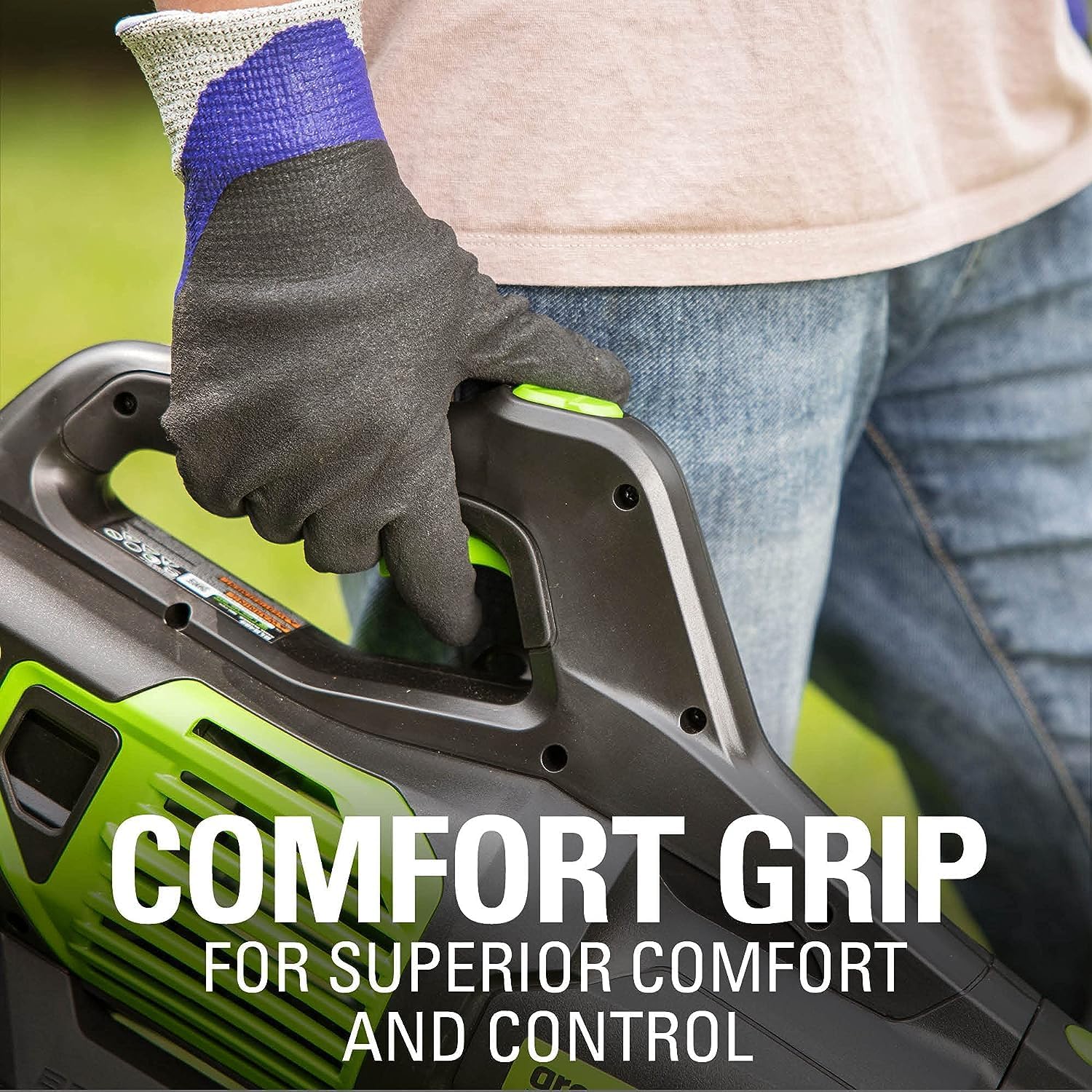 Greenworks 80V 25' Cordless Battery Brushless Self-Propelled Rear Wheel Drive 3-in-1 Lawn Mower,730 CFM Cordless Leaf Blower Combo Kit w/ (1) 4.0Ah Battery and (1)Rapid Charger