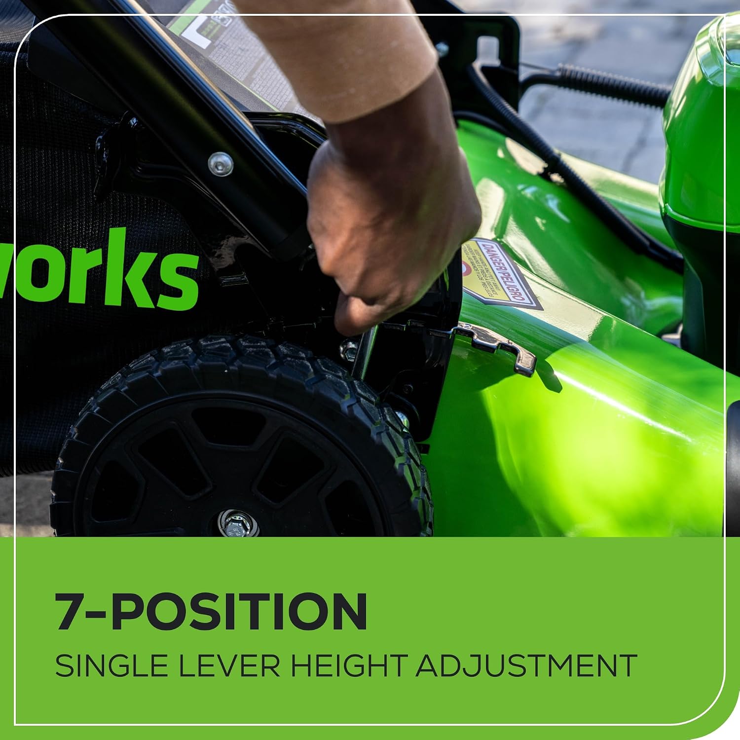 Greenworks 40V 20' Brushless Cordless Lawn Mower with 4.0Ah Battery & Charger(75+ Tool Compatibility)
