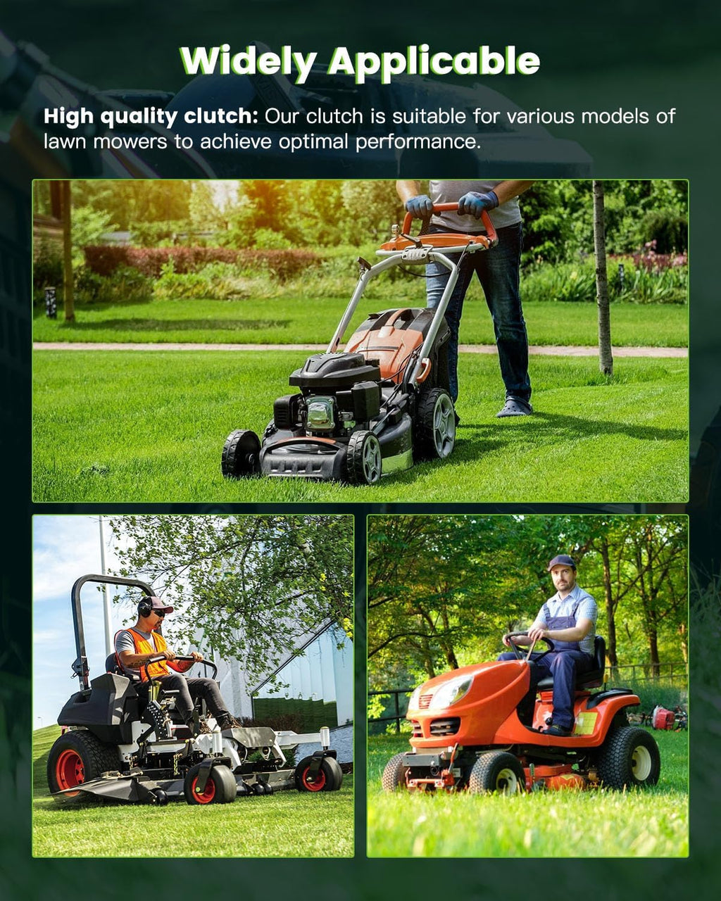 SCITOO MA-GT-EXM3XS Electric Lawnmower, PTO Clutch Fit for Ogura: MA-GT-EXM3XS; for Scag: 461073, 461074, 481633, 48786: for Rotary: 15775