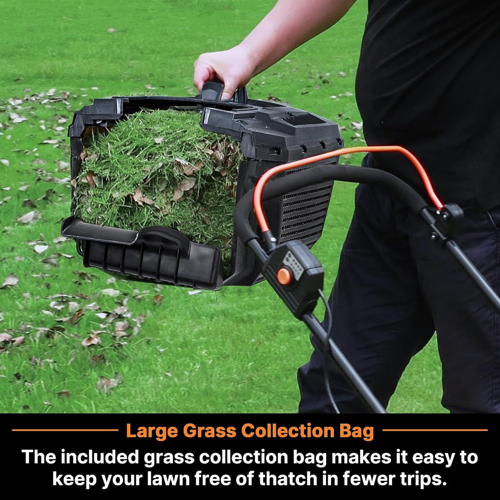 LawnMaster 20VMWGT 24V Max 13-inch Lawn Mower and Grass Trimmer 10-inch Combo with 2x4.0Ah Batteries and Charger