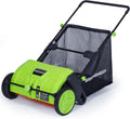 Pickup Pro 2 Leaf & Lawn Sweeper – Push Powered Garden Sweeper for Grass Clippings, Leaves & Debris – Manual Push Yard Sweeper with Height Adjustment & Large Collection Hopper