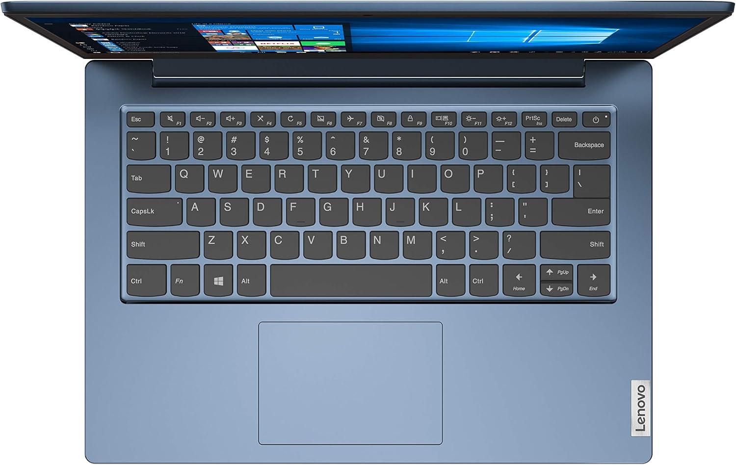 Lenovo IdeaPad 1 14 Laptop, 14.0' HD Display, Intel Celeron N4020, 4GB RAM, 64GB Storage, Intel UHD Graphics 600, Win 10 in S Mode, Ice Blue