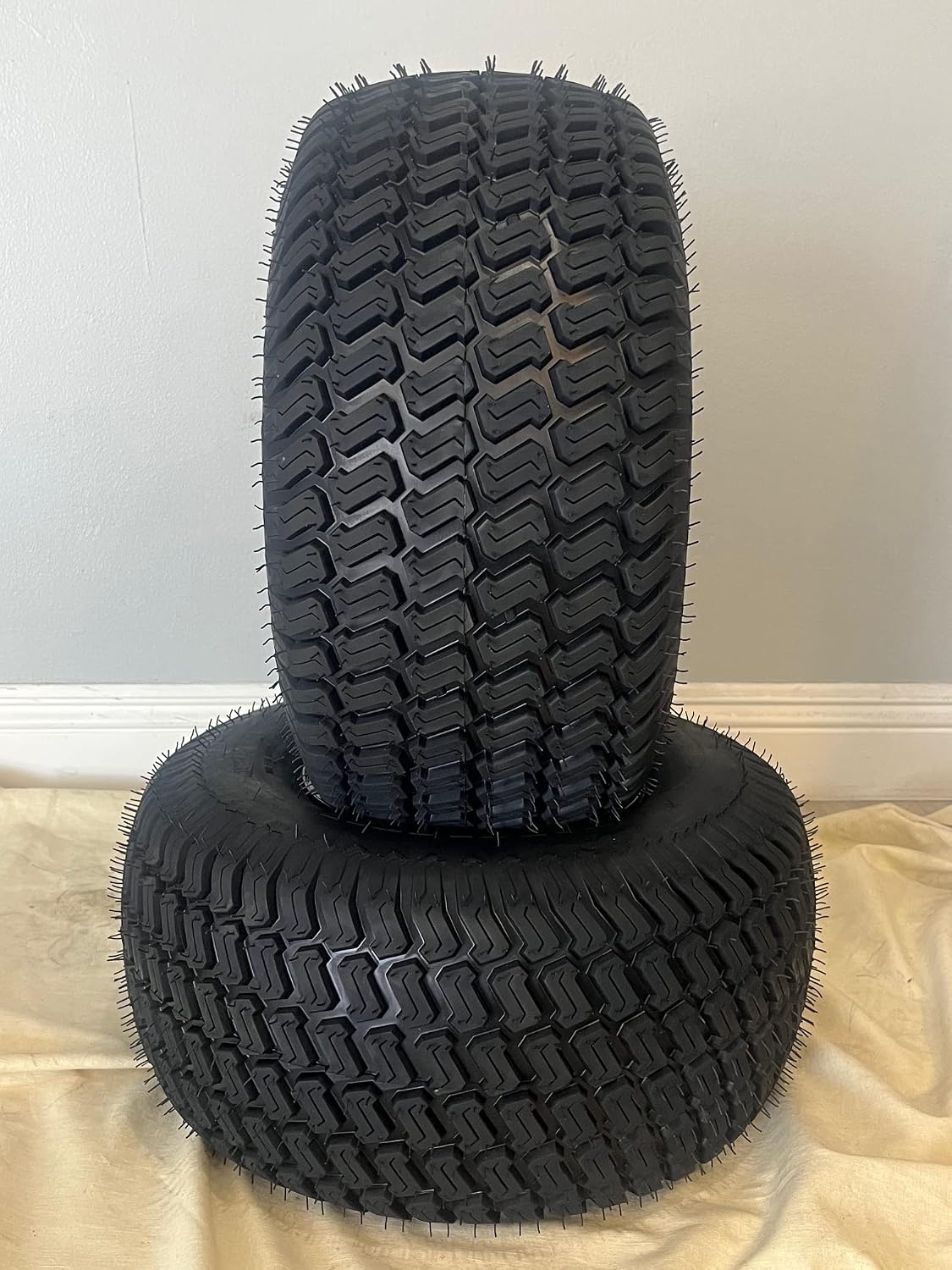 2 NEW HORSESHOE 22x11.00-10 6Ply Turf Trac Pattern for Ridding Lawn Mower Garden Tractor Tires Tubeless 22x11-10 T198 22110010