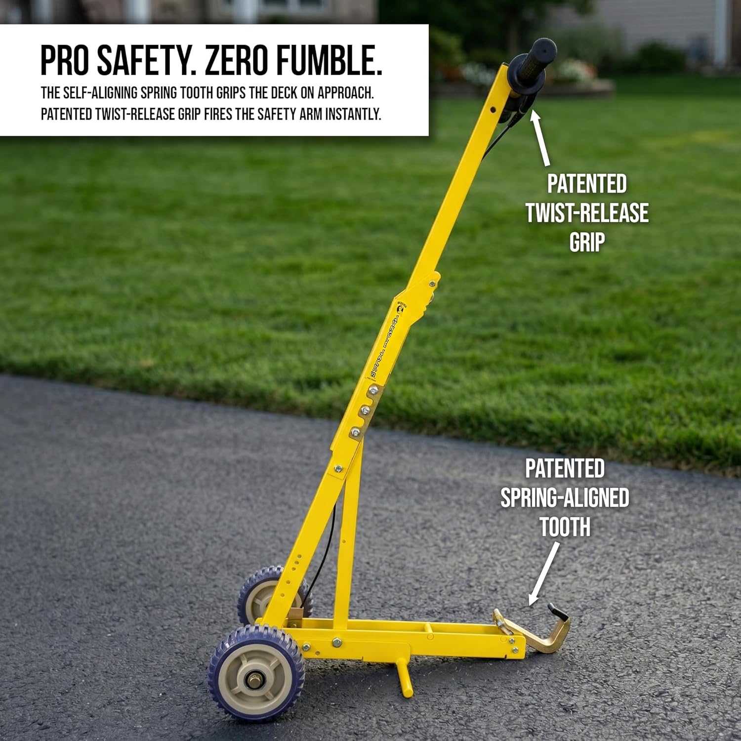 Jungle Jim's Jungle Jack V2 Mower Jack - Lift Most Mowers, Even ZTRs - 800 Pound Capacity!