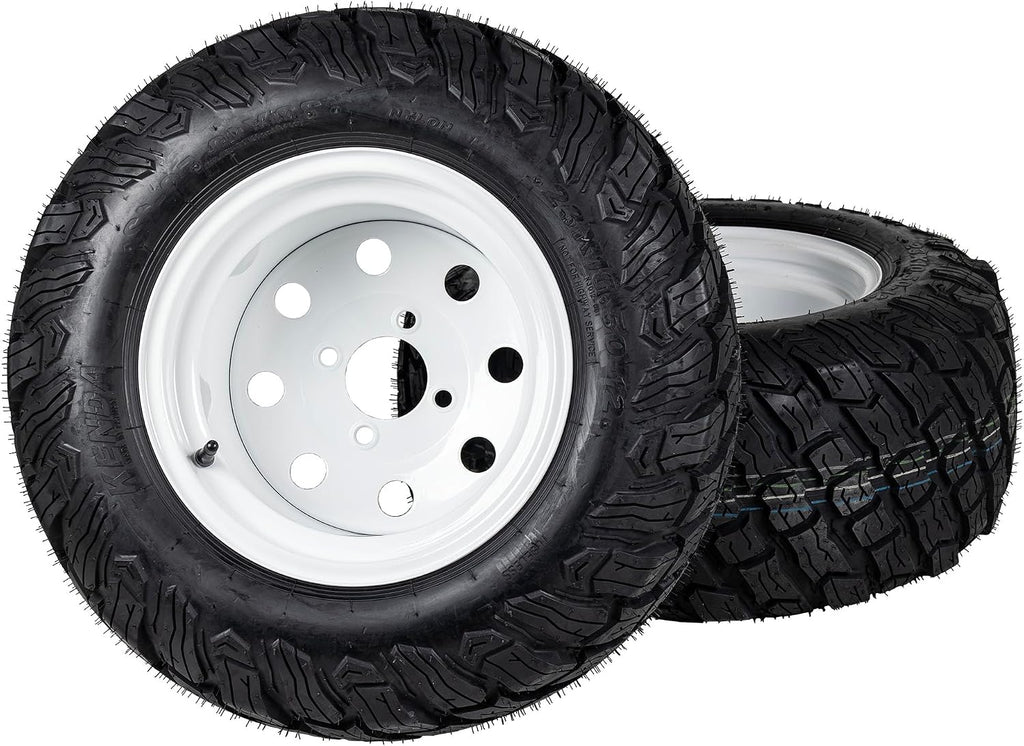 8TEN Wheel and Tire 23x10.5-12 for Lawn Mower Garden Tractor Golf Cart Turf Equipment 2 Pack