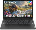 Lenovo Laptop Computer for Business & Student, 15.6' FHD, Intel 10-Core i7-240H (> Ultra 7 155U), 32GB DDR5, 1TB SSD, V Series Beat Ideapad, Webcam w/Shutter, Numeric Keypad, Win 11 Home w/Copilot