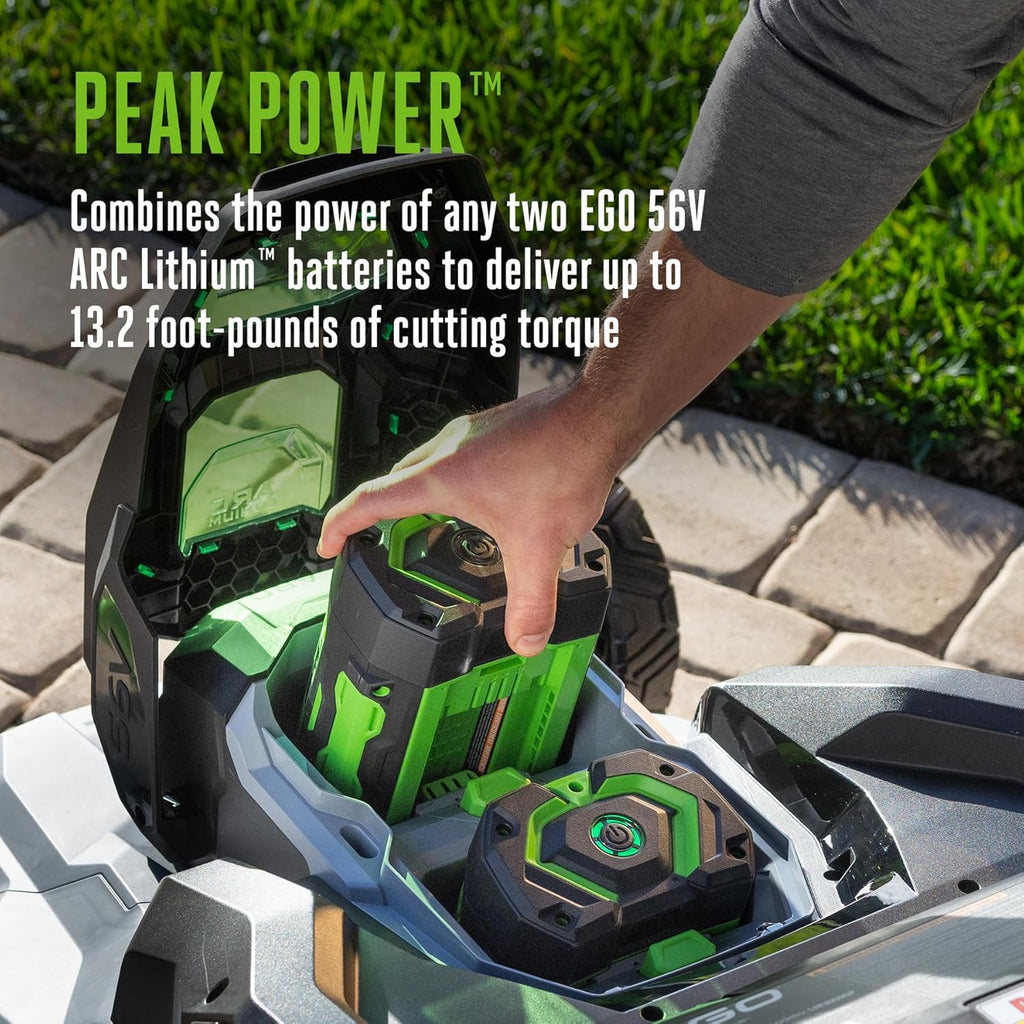 EGO POWER+ Electric Lawn Mower, Self-Propelled Cordless with 30' Super Composite Deck, Includes (2) 56V 6.0Ah Batteries and Dual Port Charger - LM3004SP-2
