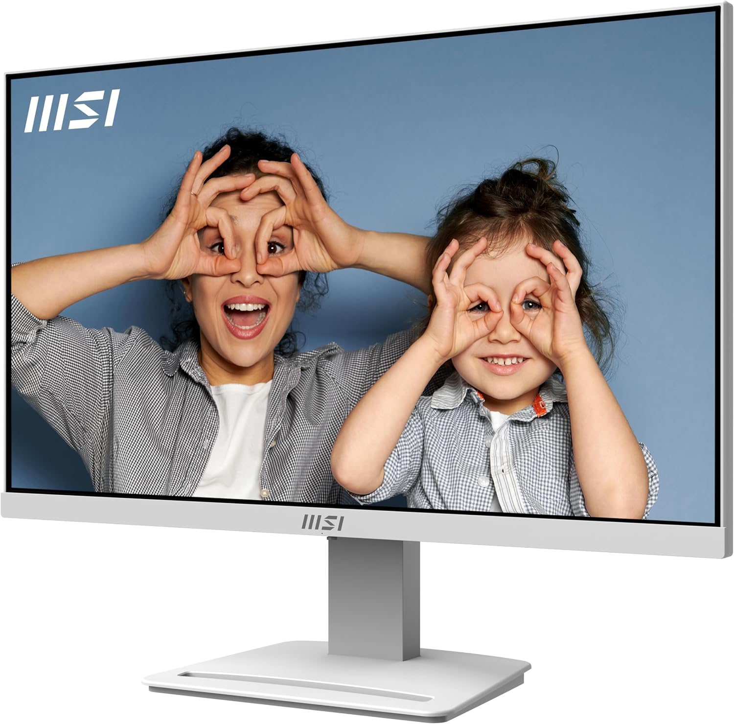 MSI PRO MP253W 24.5-inch IPS 1920 x 1080 (FHD) Computer Monitor, 100Hz, Adaptive-Synch, HDMI, VGA Port, VESA Mountable, Tilt, Speaker, 1ms, White