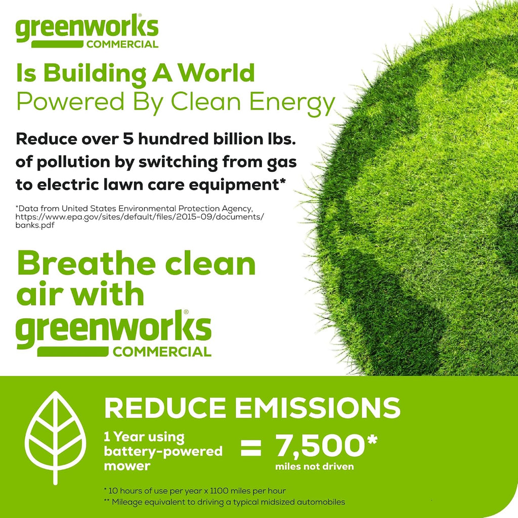 Greenworks 82V 25' Brushless (Self-Propelled) Cordless Lawn Mower, (2) 4.0Ah Batteries and Dual Port Rapid Charger (Great for Landscapers and Professionals)