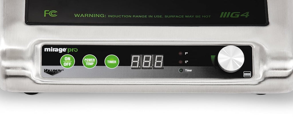 Vollrath (59500P) Mirage Pro Countertop Induction Range (1800-Watt, 15-Amps, NSF)
