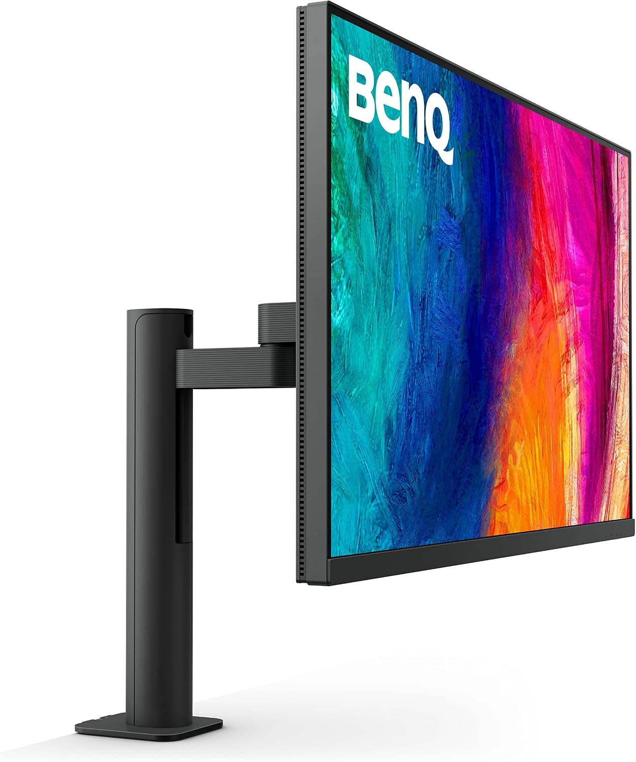 BenQ PD3205UA AQCOLOR 32' 4K UHD Ergo Arm Mac-Ready Monitor, 99% Rec.709 & sRGB, IPS, Built-in Ergo Mount, ICCSync, Uniformity, Delta E≤3, Factory-Calibrated, Pantone, USB-Hub, USB-C (90W)