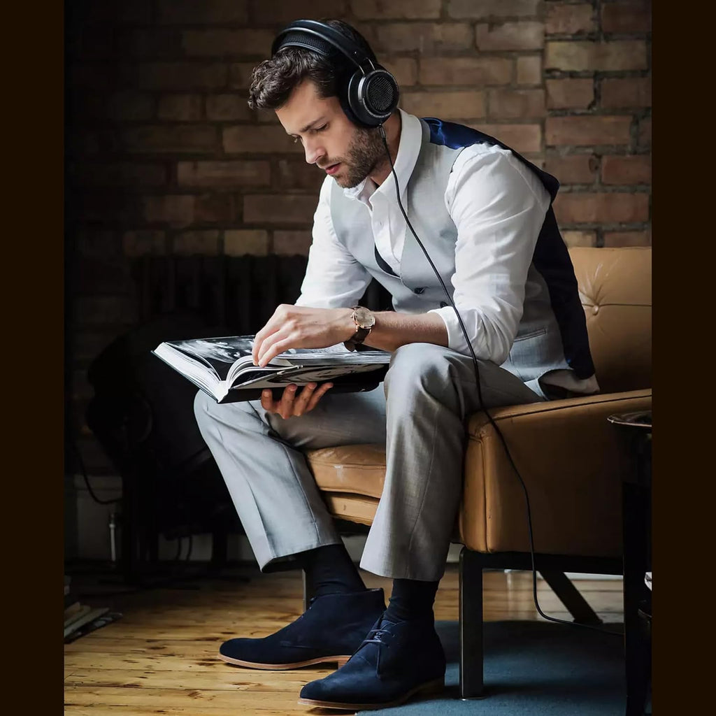 Philips Fidelio X2HR Over The Ear Open Back Wired Headphone 50mm Drivers- Black Professional Studio Monitor Headphones with Detachable Cable