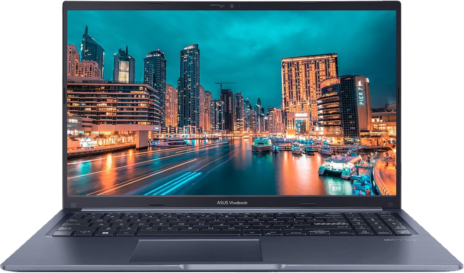 ASUS VivoBook 15 Slim 15.6' FHD Laptop, Intel i5-1240P, 16GB RAM, 512GB PCIe SSD, Intel Iris Xe Graphics, Backlit Keyboard, Fingerprint Reader, Wi-Fi 6, Windows 11 Pro, Blue (Renewed)
