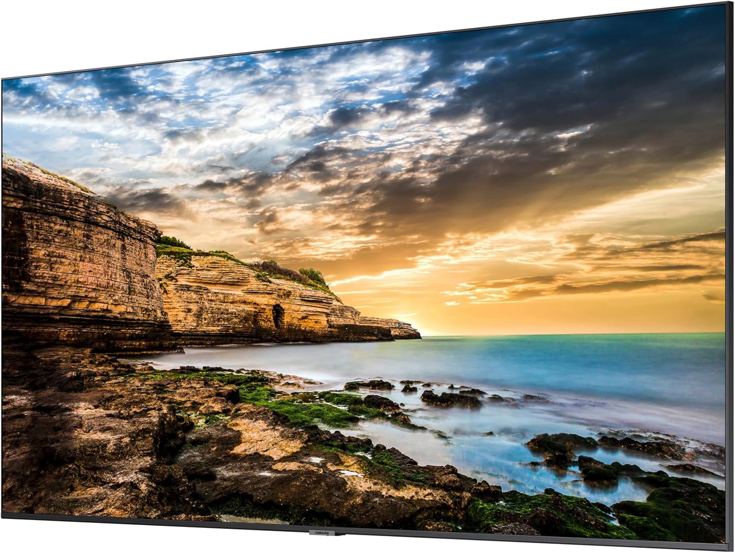 SAMSUNG 75' QET Series LFD Display with Integrated MagicInfo Lite Player, Crystal 4K Processor and UHD Resolution, 8ms Response Time, 300 nit, Home UI, Built-in Speakers, LH75QETEPGCXGO