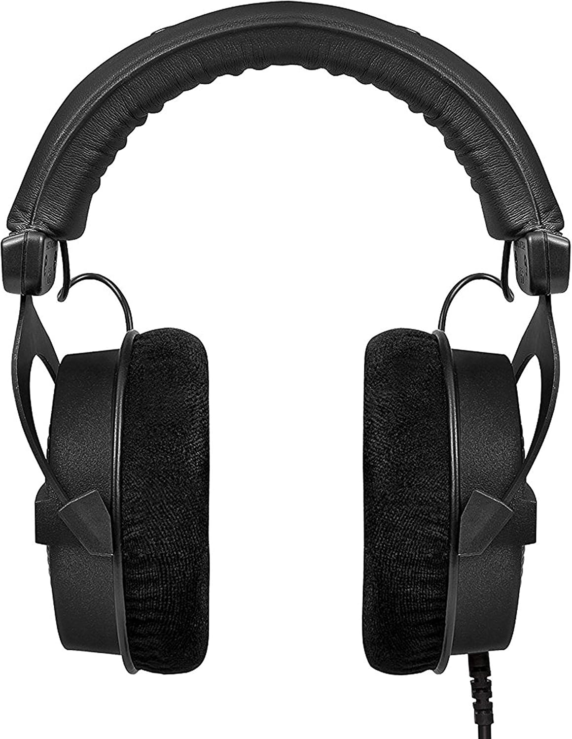beyerdynamic DT 990 PRO Over-Ear Studio Monitor Headphones - Open-Back Stereo Construction, Wired (80 Ohm, Black (Limited Edition)) (Renewed)
