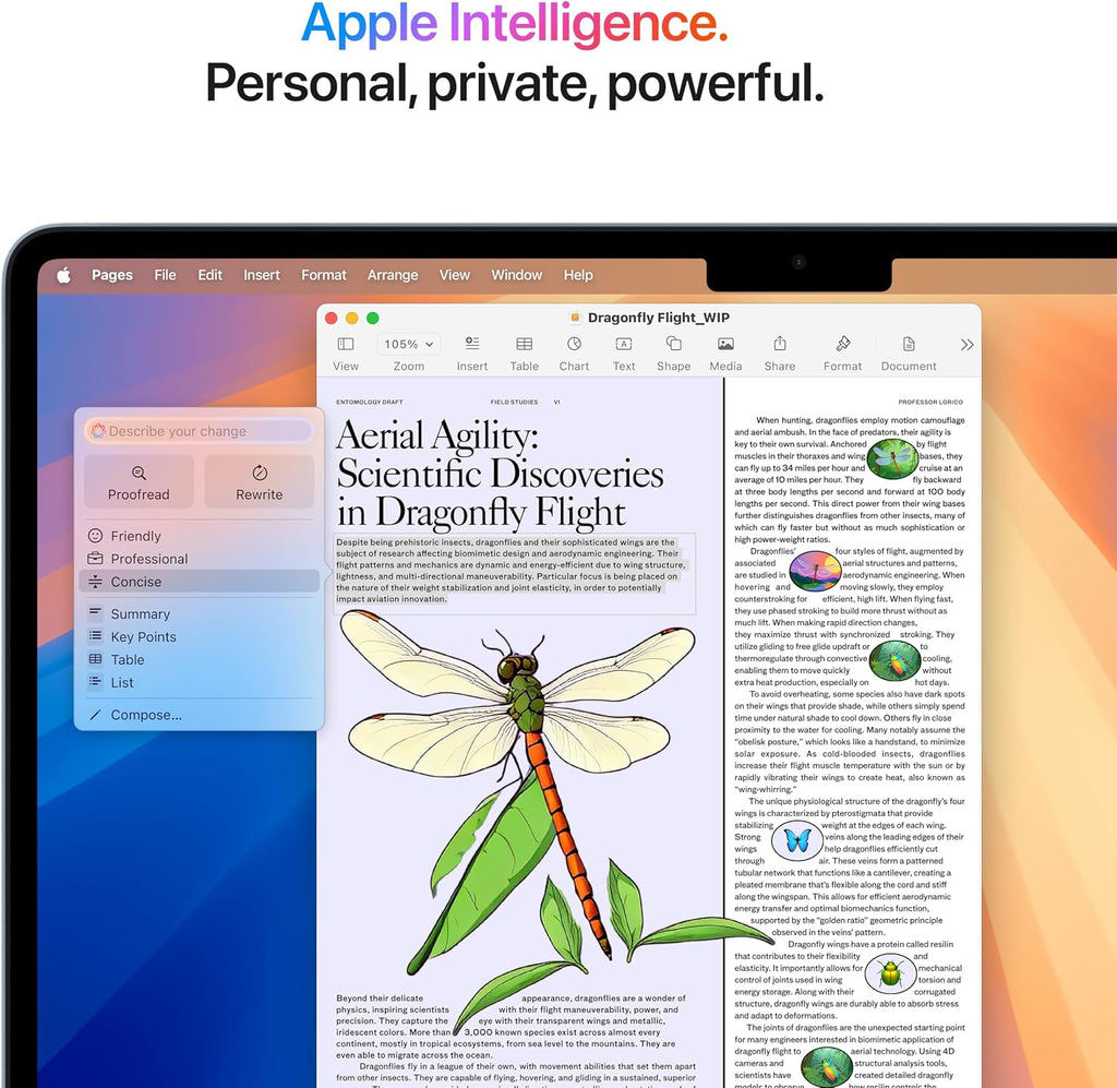 Apple 2025 MacBook Air 13-inch Laptop with M4 chip: Built for Apple Intelligence, 13.6-inch Liquid Retina Display, 16GB Unified Memory, 512GB SSD Storage, 12MP Center Stage Camera, Touch ID; Sky Blue