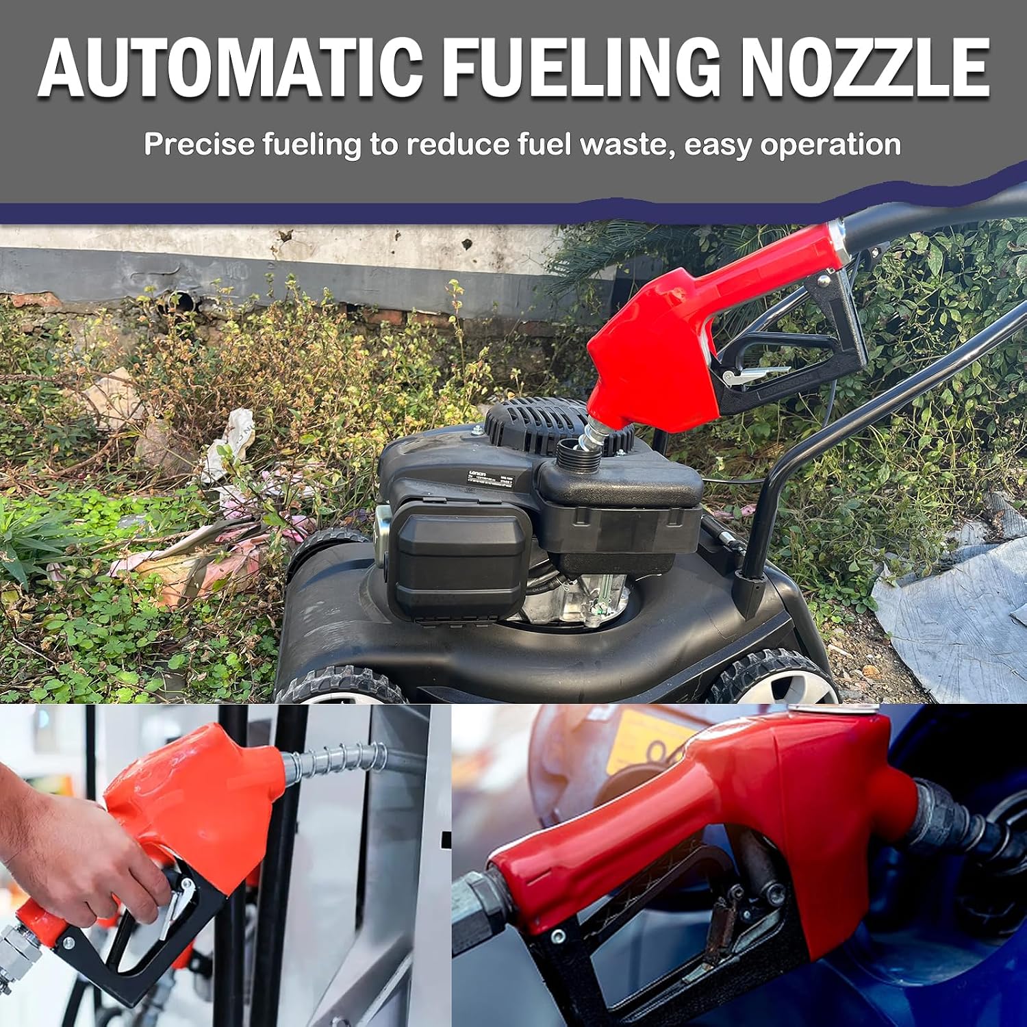 Portable Diesel Tank, 48 Gallon Capacity & 12 GPM Flow Rate, Portable Fuel Tank with 12V Electric Transfer Pump and 13.1ft Rubber Hose, PE Diesel Transfer Tank for Easy Fuel Transportation Black