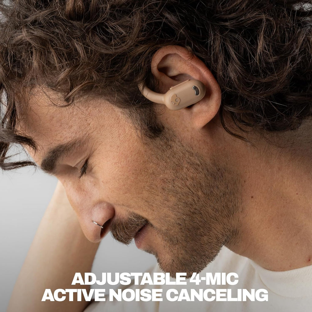 Skullcandy Push ANC Active Wireless Earbuds, Bluetooth Headphones, Noise Cancelling, 58 Hours Battery, Secure-Fit Over-Ear Hanger, Sweat and Waterproof, Microphone for iPhone Android - Primer