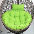 Indoor Outdoor Rocking Chair Cushion Soft Thick Comfortable Hanging Egg Hammock Chair Seat Pad Removable Thick Hanging Basket Chair Cushion Washable
