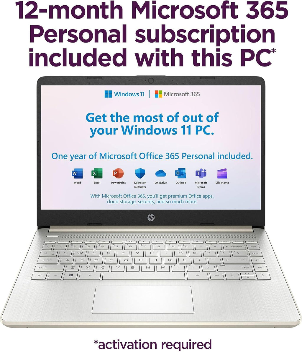 HP 15.6' FHD Laptop Computer for College Student Home Study, 4GB DDR4 RAM, 256GB PCIe SSD, Intel CPU (Beat i3-1115G4), WiFi 6E, Bluetooth 5.3, Type-C, Webcam, Numeric Keypad, Silver, Windows 11 Pro