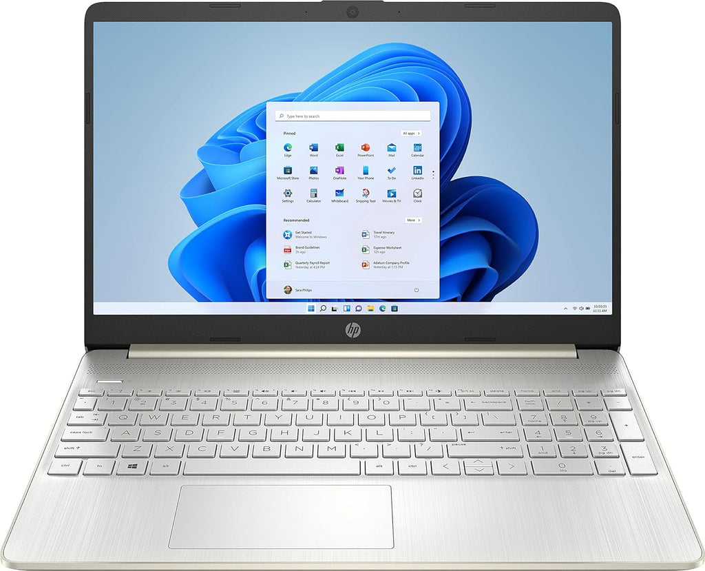 HP 15 Slim Laptop in Galactic Silver Intel i5-1135G7 up to 4.2GHz 8GB RAM 256GB SSD 15.6in Full HD LCD Webcam WiFi HDMI Windows 11 (15-DY27 - Renewed)