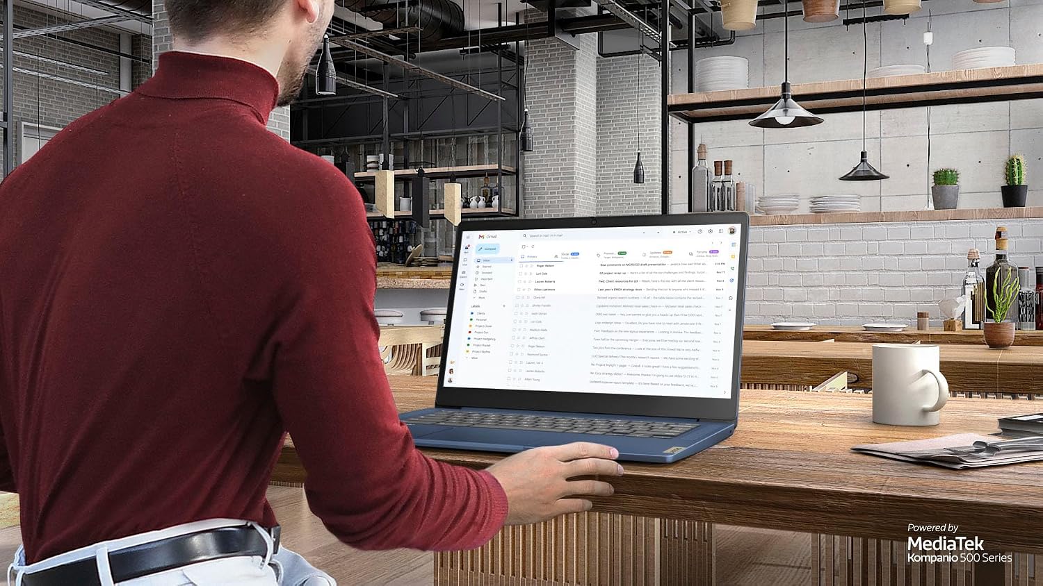Lenovo Newest Flagship Chromebook, 14'' FHD Touchscreen Slim Thin Light Laptop Computer, 8-Core MediaTek Kompanio 520 Processor, 4GB RAM, 64GB eMMC, WiFi 6,Chrome OS, Abyss Blue (Renewed)