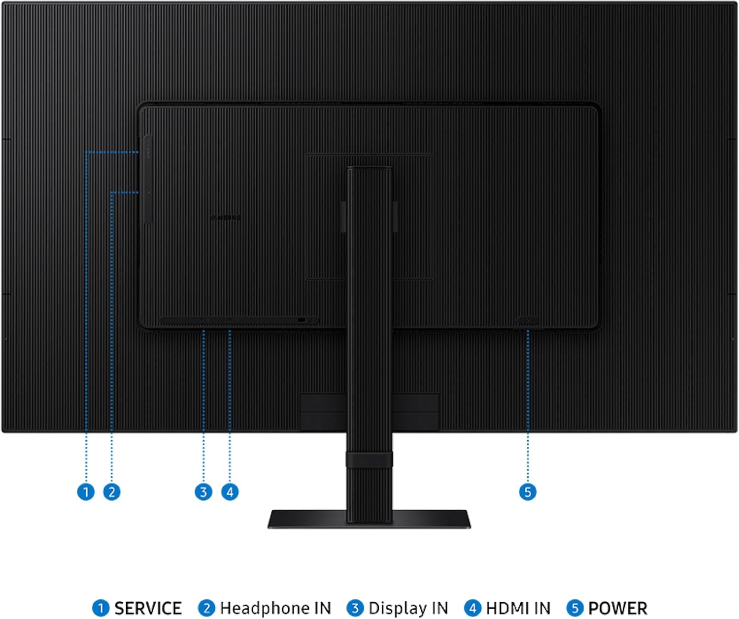 Samsung 32' ViewFinity S7 (S70D) 4K UHD IPS HDR10 High Resolution Monitor, HDMI & DP Port, TUV-Certified, 2025, LS32D700EBNXGO