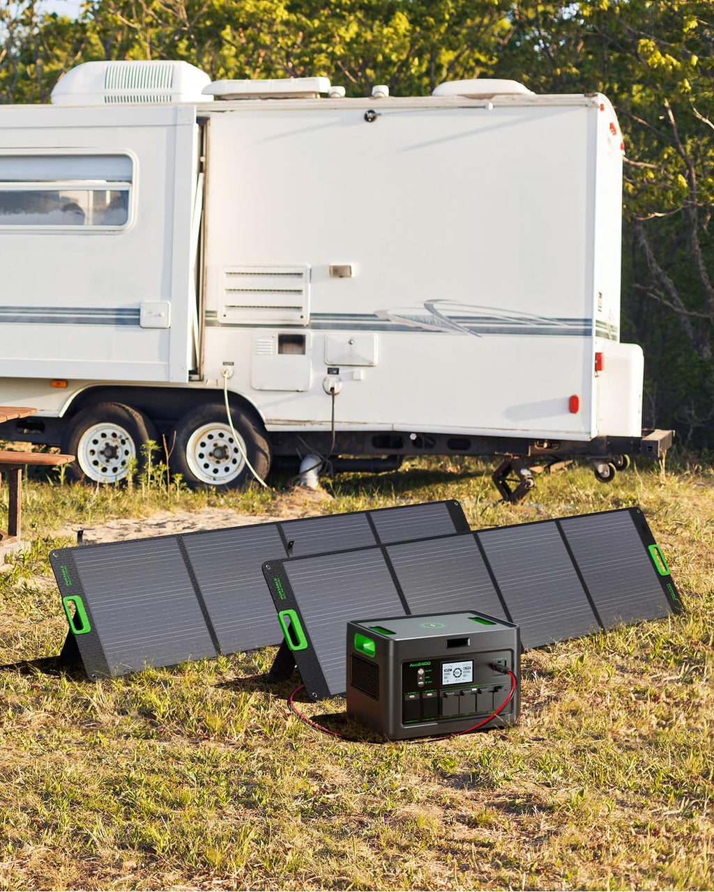 2400W Portable Power Station 1843Wh Solar Generator, Home Battery Backup, LiFePO4 Battery Supply with 12 Outlets(2400W AC Outlets,4800W Peak), USB-C PD100W,2Hrs Fast Charge, RV Travel