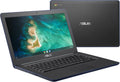 ASUS Chromebook C403 Rugged & Spill Resistant Laptop, 14.0' HD, Intel Celeron N3350 Processor, 4GB RAM, 32GB eMMC 810G Durability, Dark Blue, Chrome OS, C403NA-WS42-BL (Renewed)