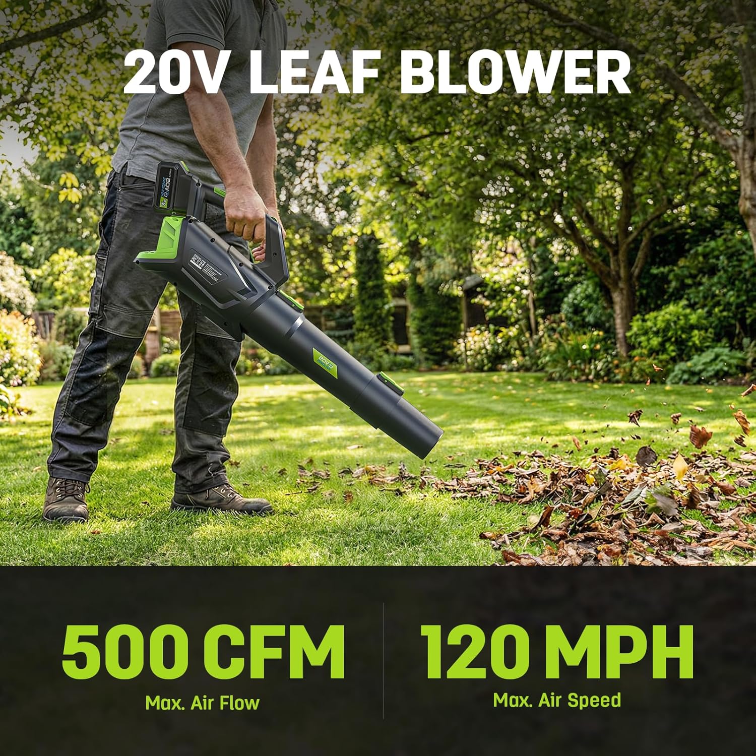 STEELITE 40V(2×20V) 17-Inch Cordless Lawn Mower Combo, Brushless Electric Mower, 12-Inch String Trimmer & 500CFM Leaf Blower, Yard Tools Kit with 3×4.0Ah Batteries and Dual Chargers