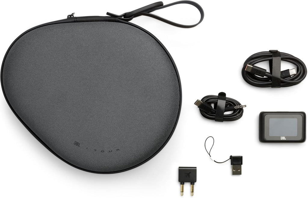 JBL Tour One M3 Smart Tx - Wireless Over-Ear Noise Cancelling Headphones with Smart Transmitter, Hi-Res Audio (3.5mm or USB-C), Spatial 360 Sound with Head Tracking & 70Hrs of Playback (Black)