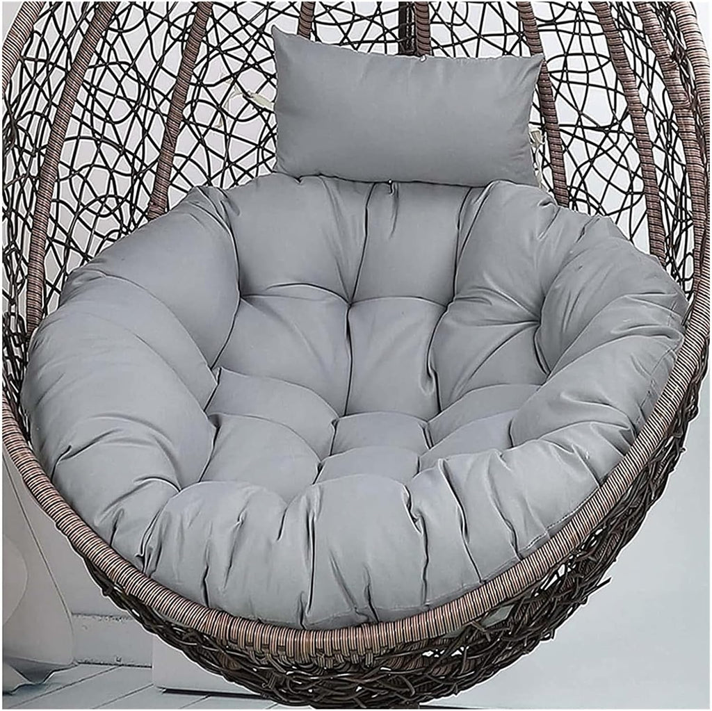 Indoor Outdoor Rocking Chair Cushion Soft Thick Comfortable Hanging Egg Hammock Chair Seat Pad Removable Thick Hanging Basket Chair Cushion Washable