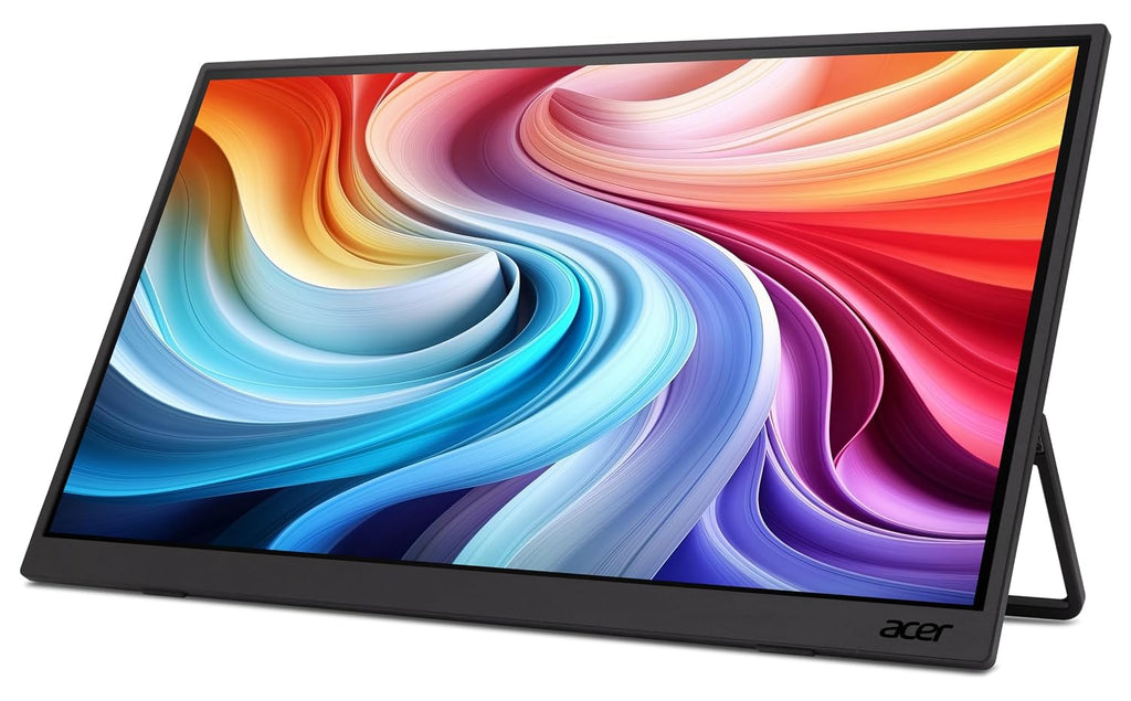 acer Portable Monitor | 18.5' FHD IPS | Adaptive-Sync Support (FreeSync Compatible) | Slim Design | External Monitor for Laptop PC/Mac | 100Hz | 2 x USB 3.1 Type-C Port & HDMI 1.4 | PM191Q Ebmiuux