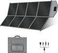 400W Portable Solar Panel, Camping Essentials Foldable Solar Panels Charger with Adjustable Kickstand IP65 Waterproof for Power Station Outdoor RV Camer Off Grid Hiking Emergency Power Backup