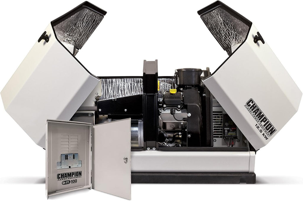 Champion 12.5-kW Home Standby Generator with 100-Amp Outdoor-Rated Automatic Transfer Switch