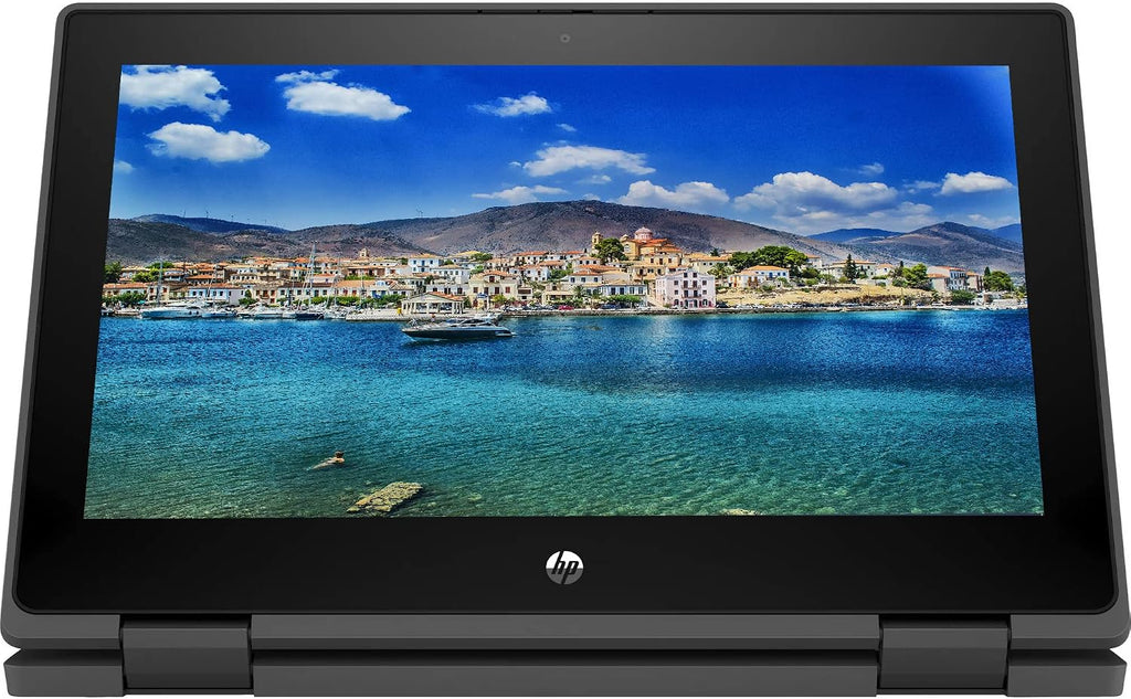 HP 2023 Premium 2-in-1 Convertible Laptop, 11' HD IPS Touchscreen, Intel 4-Core Pentium Processor Up to 3.30GHz, 8GB Ram, 128GB SSD, Super-Fast 6th Gen WiFi, HDMI, Windows 11 (Renewed)