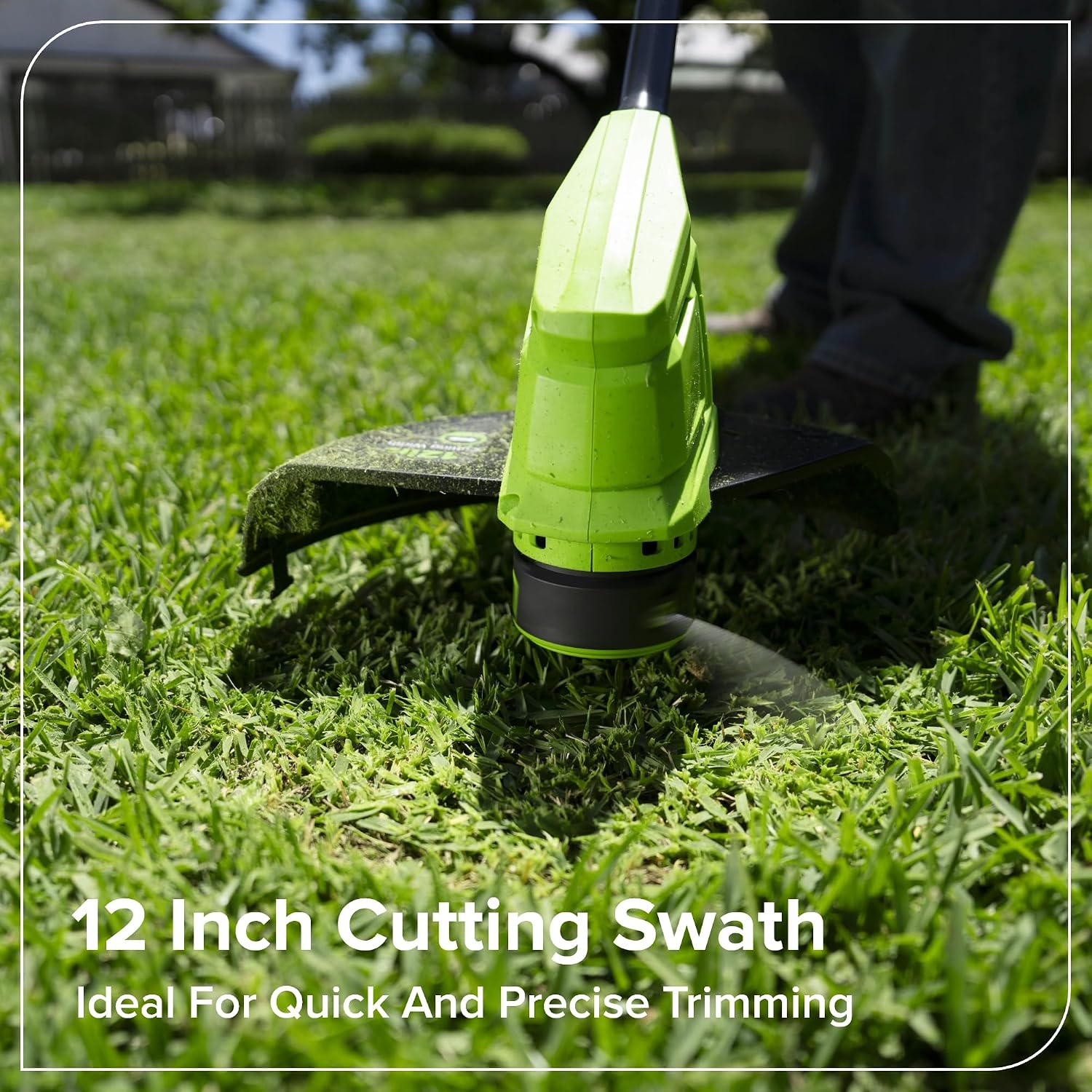 Greenworks 48V (24V x 2) 17' Brushless Push Mower + 270 CFM/130MPH Blower + 12' String Trimmer Combo with (2) 4.0Ah Batteries, 65W Type-C Charger & (2) 3-ft Cables