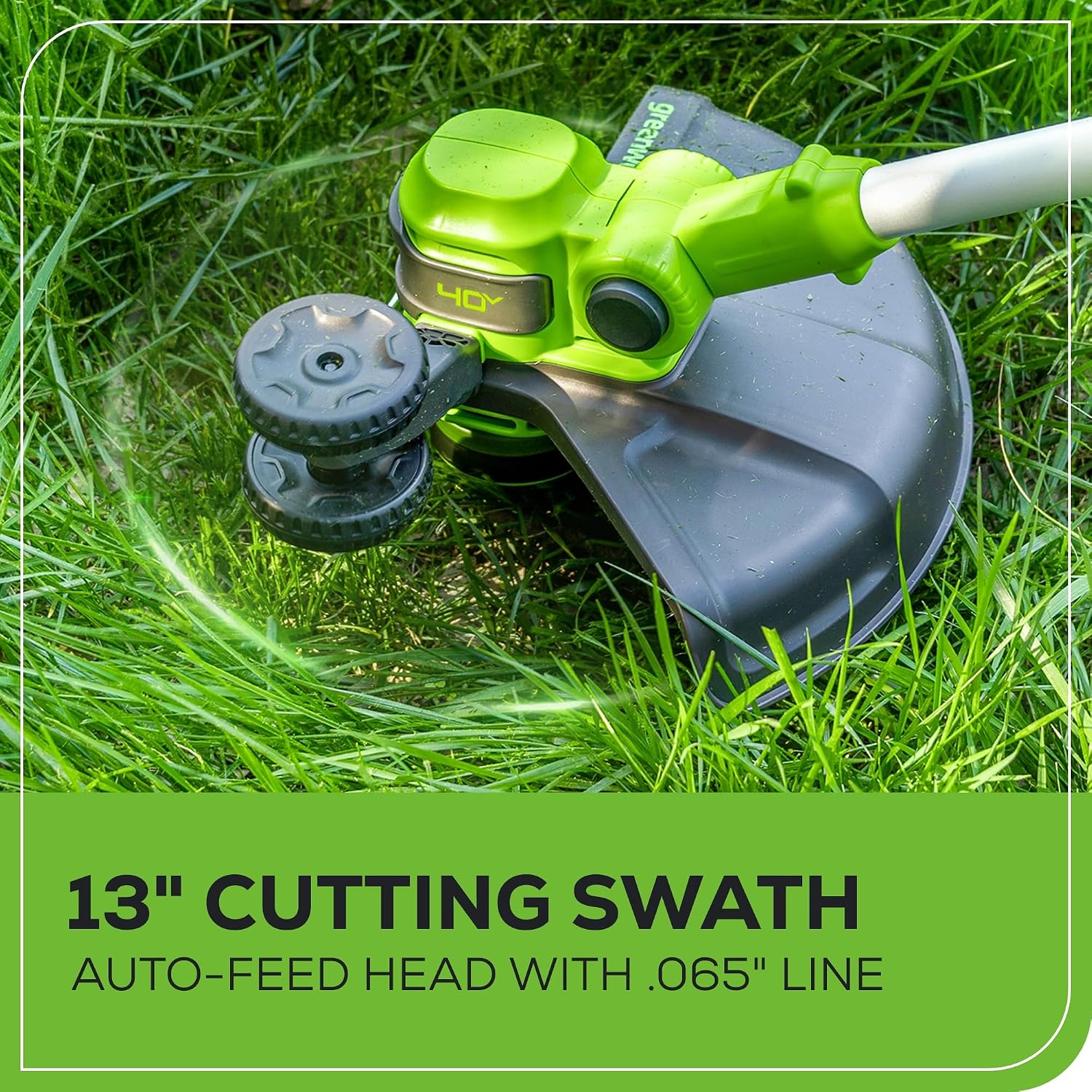 Greenworks 40V 16' Brushless Cordless (Push) Lawn Mower + Blower (350 CFM) + 13' String Trimmer (Bonus Spools), 4.0Ah + 2.0Ah Battery and Charger Included (75+ Compatible Tools)