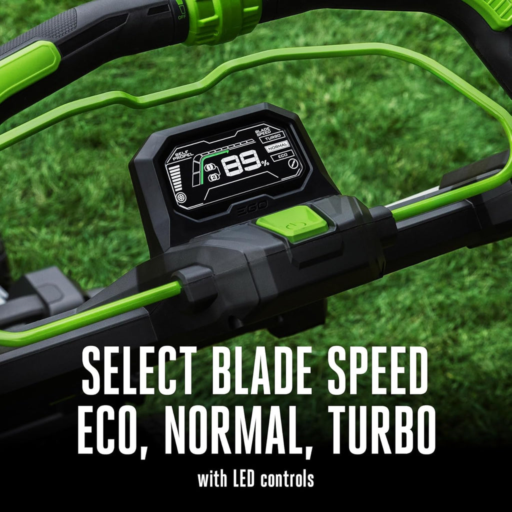 EGO POWER+ Electric Lawn Mower, Self-Propelled Cordless with 22' Super Composite Deck, Includes (2) 56V 6.0Ah Batteries and 560W Charger - LM2244SP-2