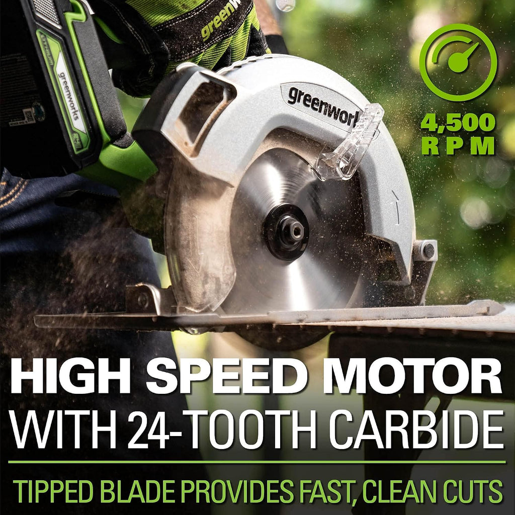 Greenworks 48V (24V x 2) Electric Lawn Mower Combo Kit with 20' Steel Deck, 12' String Trimmer, 320 CFM Blower, Circular Saw – All-in-One Cordless Combo: Ideal for Home Yard Work & DIY Projects