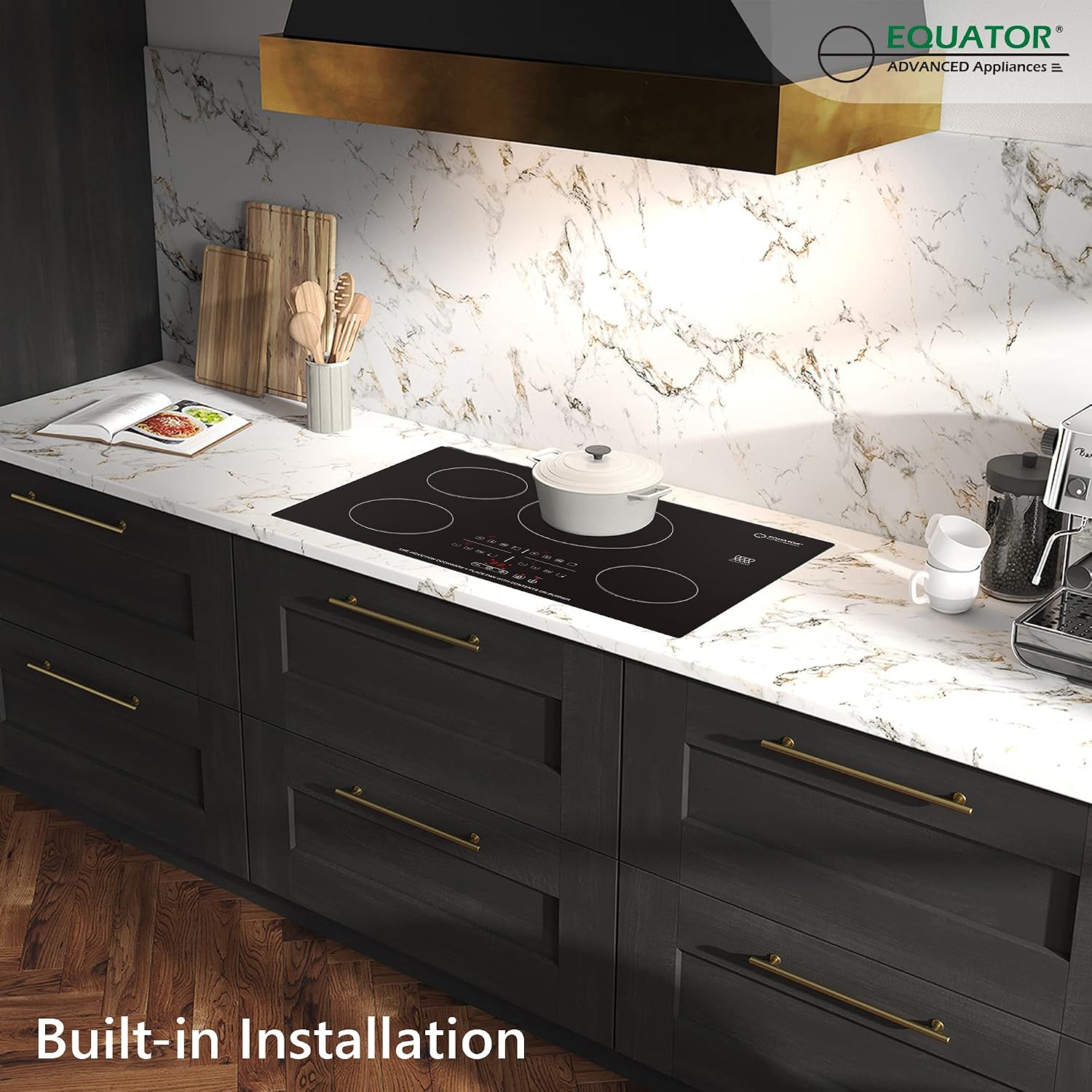 Equator 220V - 30' Built-in Induction Cooktop 4 Burner (Renewed)