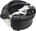 Parkworld NEMA L5-30P Male to L14-30R Generator to Transfer Switch Adapter, for Home Back Power Transfer Switch or House Panel (50FT)