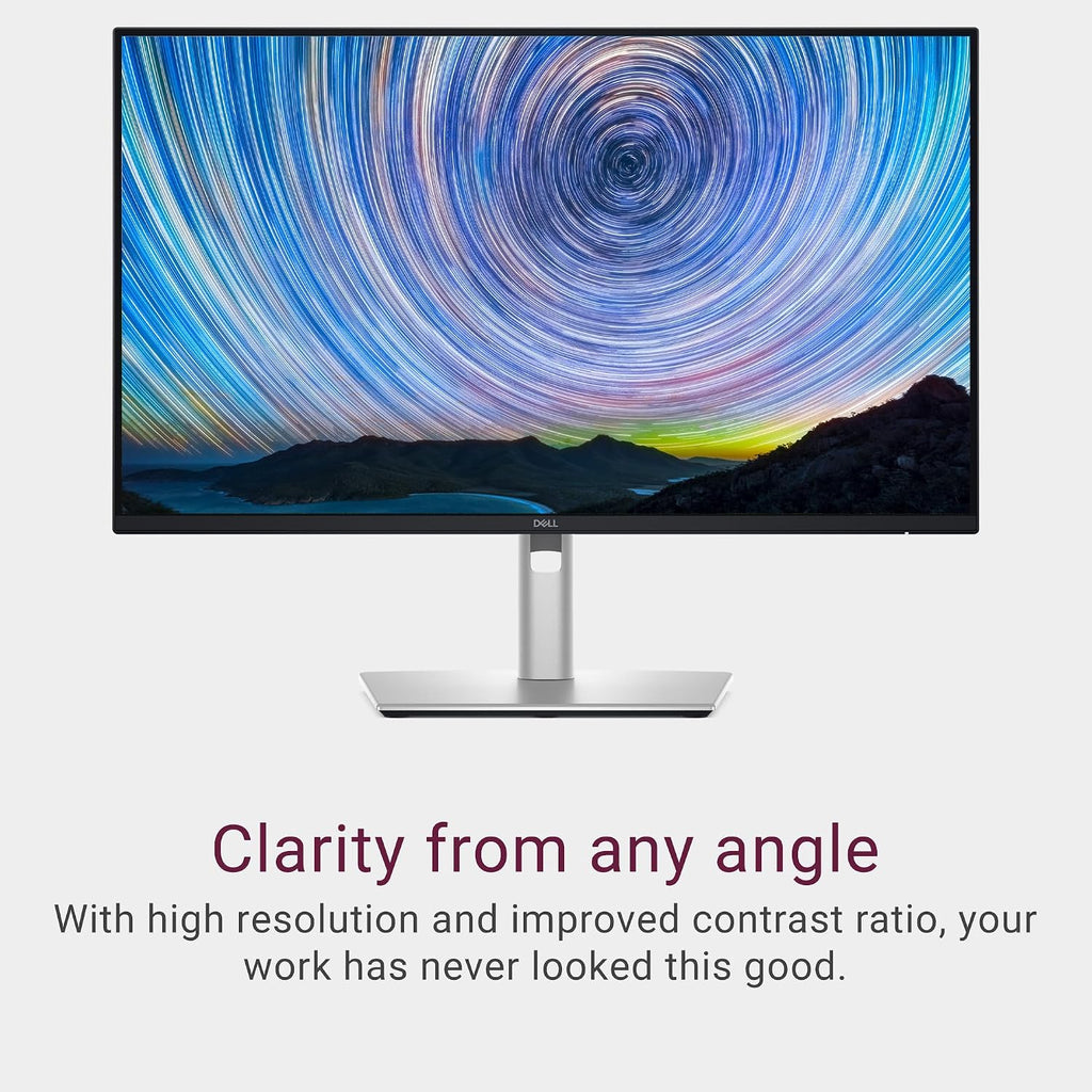 Dell Pro 32 Plus QHD USB-C Hub Monitor P3225DE - 31.5-inch QHD (2560x1440) 100Hz 8ms Display, USB-C/HDMI/DisplayPort Connectivity, Height/Swivel/Pivot/Tilt Adjustment, 4 Star TÜV Eye Comfort - Black