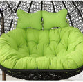 2 Seater Egg Chair Swing Cushion Outdoor,Double Egg Chair Cushion Replacement,Waterproof Detachable Hanging Basket Chair Cushions,for Garden Balcony(O)