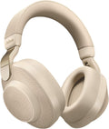 Jabra Elite 85h Wireless Bluetooth Headphones, Gold Beige, Noise Cancelling, 36 Hours Battery Life
