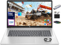HP 17 Laptop Business 2025, Lifetime MS Office, 17.3' HD+ Computer, 8-Core Intel i3 Processor, 16GB RAM, 1TB Storage (500GB SSD + 500GB Ext), Wi-Fi 6, Long Battery, MarxsolAccessory, Win 11 Pro
