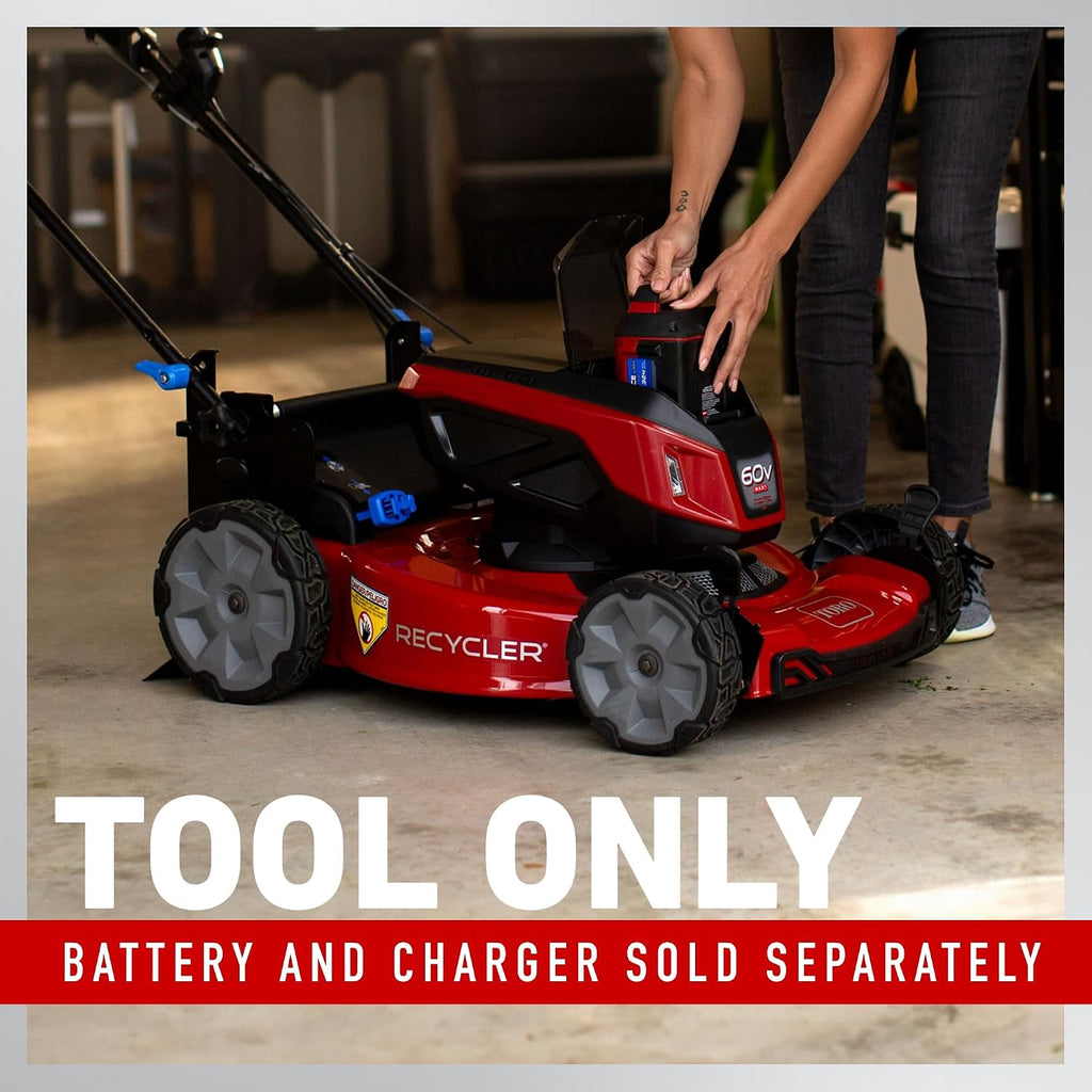Toro 60V MAX* 22 in. Recycler® w/Personal Pace® Lawn Mower - Battery/Charger Not Included
