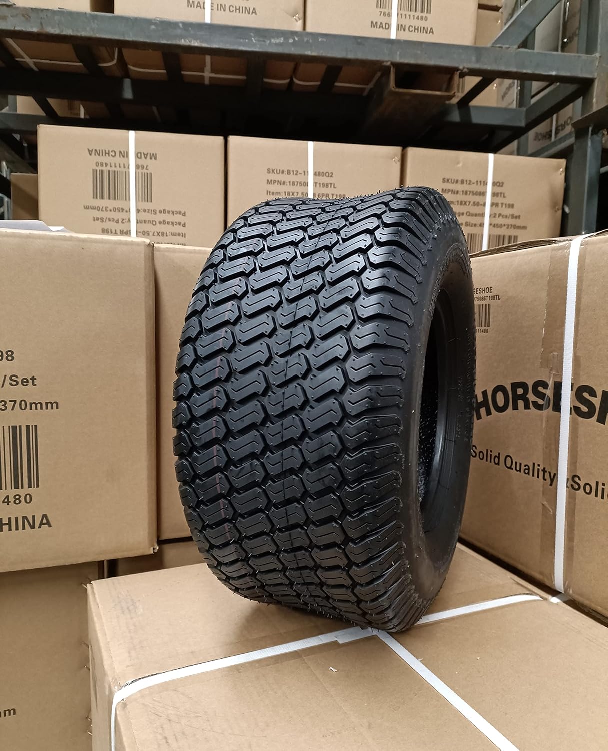 2 NEW HORSESHOE 22x11.00-10 6Ply Turf Trac Pattern for Ridding Lawn Mower Garden Tractor Tires Tubeless 22x11-10 T198 22110010