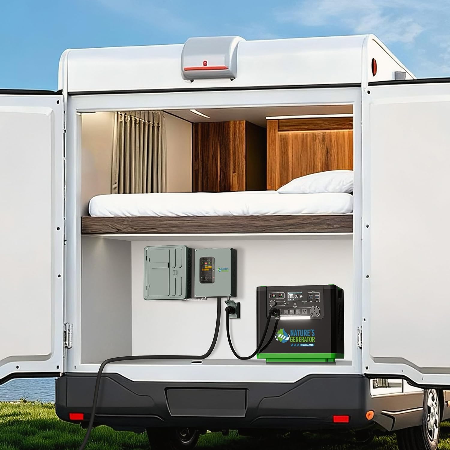 Nature's Generator RV 50A Automatic Transfer Switch UL Approved
