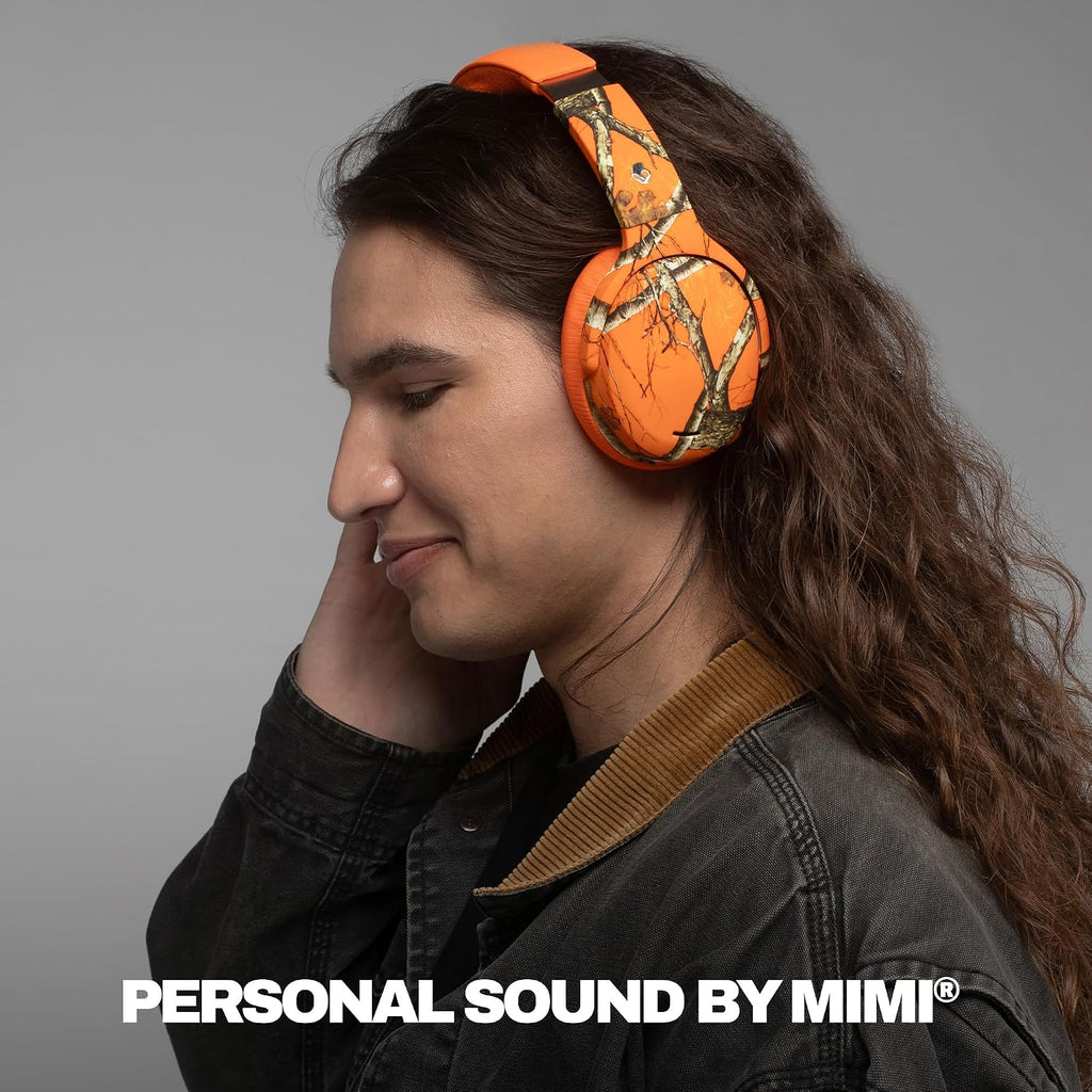 Skullcandy Crusher ANC 2 Wireless Over-Ear Bluetooth Headphones with Multi-Sensory Bass, Active Noise Cancelling, Up to 60 Hours Battery, Microphone for iPhone Android - Realtree Edge Colors Hazard